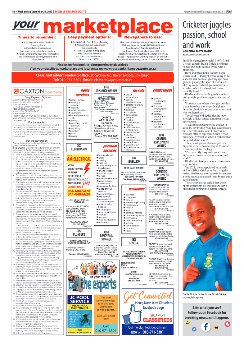 Rosebank Killarney Gazette September 30 2022 page 10