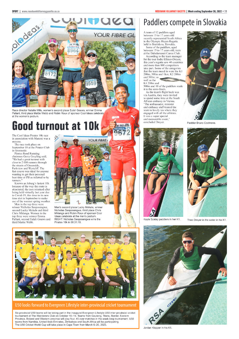 Rosebank Killarney Gazette September 30 2022 page 11
