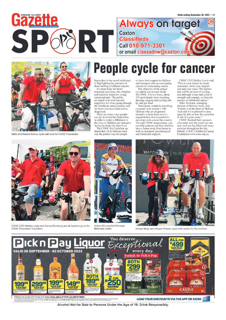 Rosebank Killarney Gazette September 30 2022 page 12