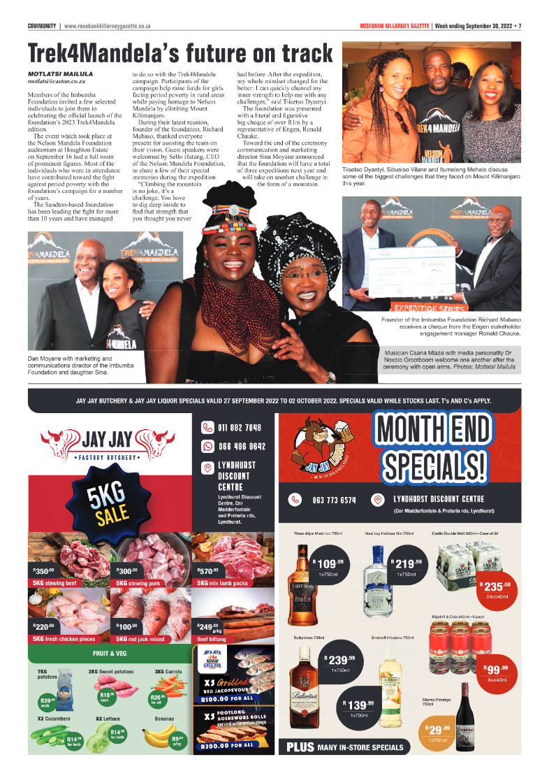 Rosebank Killarney Gazette September 30 2022 page 7