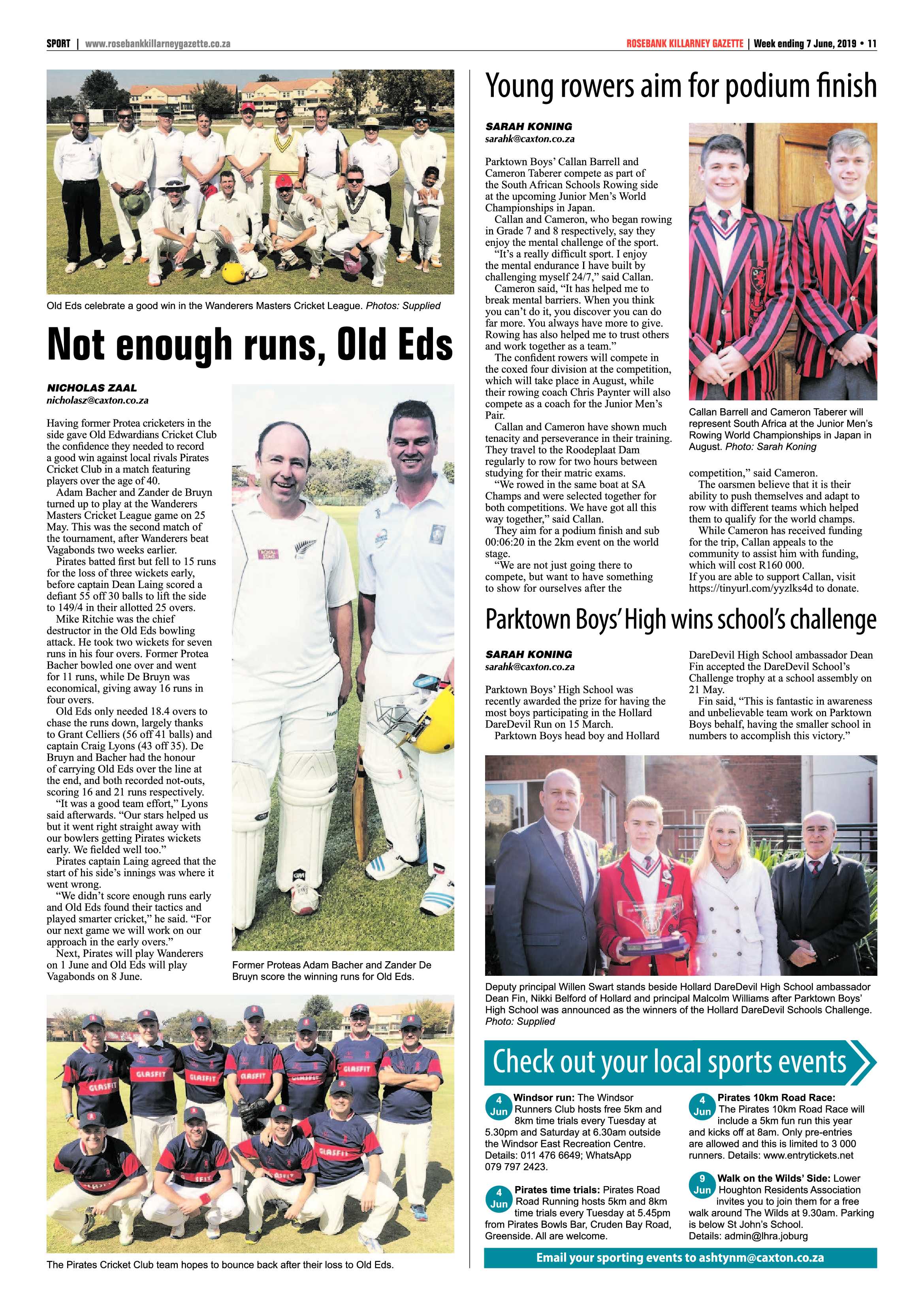 Rosebank killarney Gazette 7 June, 2019 page 11