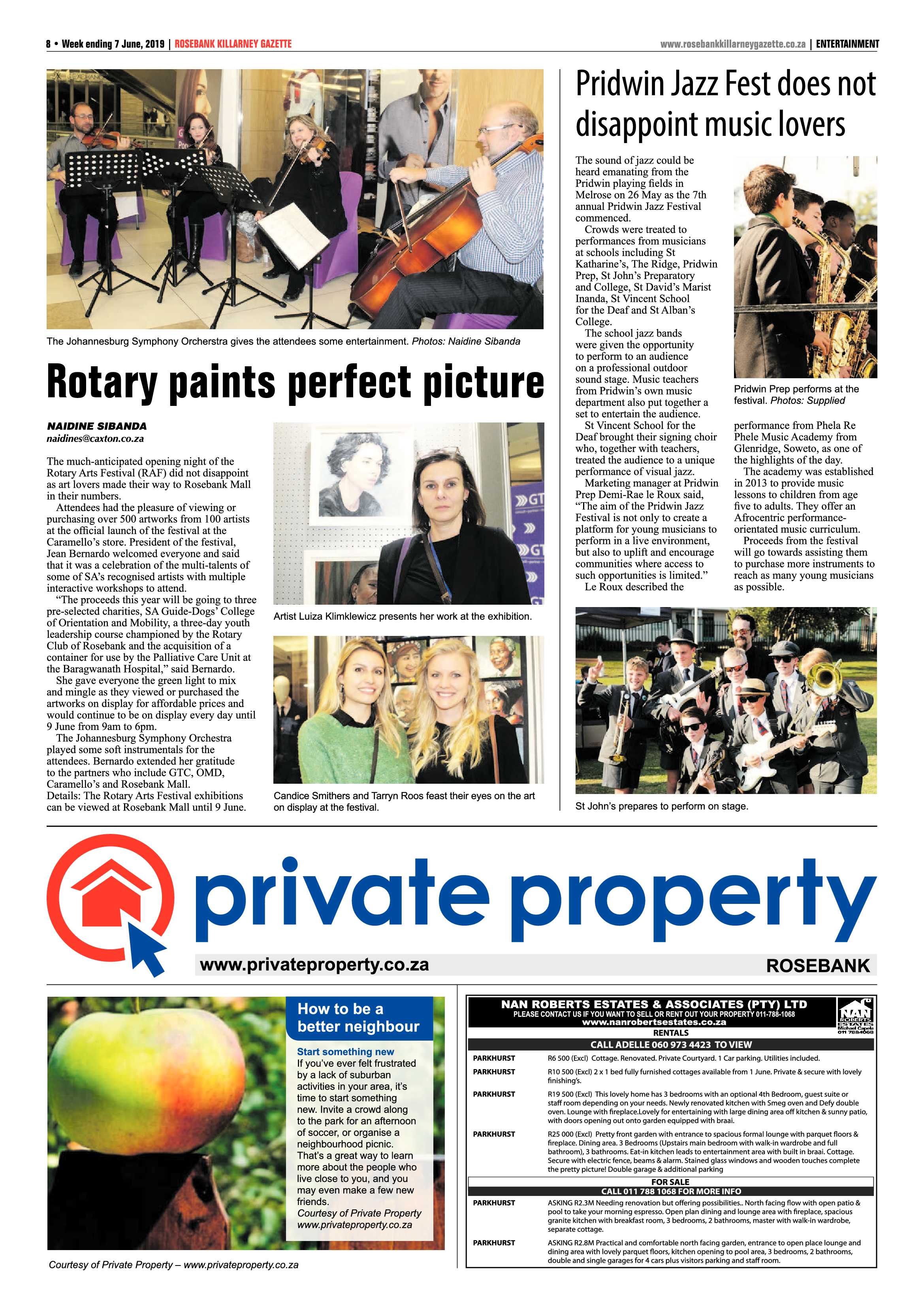 Rosebank killarney Gazette 7 June, 2019 page 8