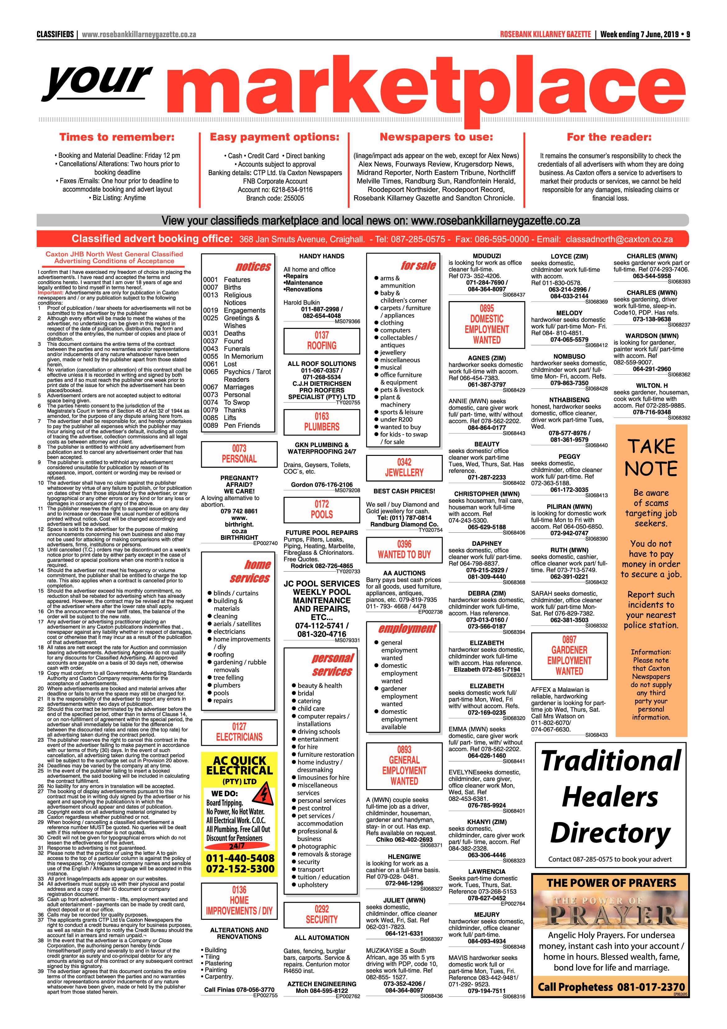 Rosebank killarney Gazette 7 June, 2019 page 9