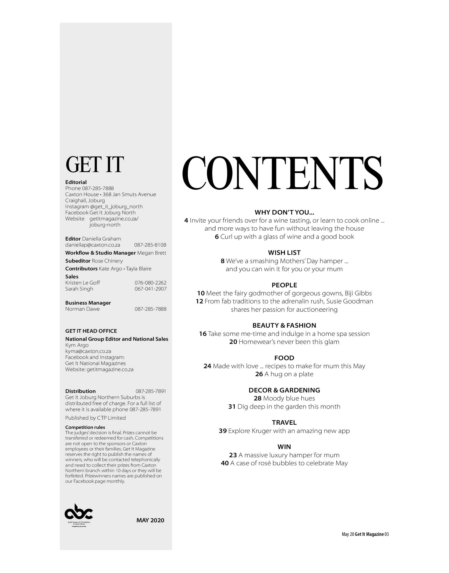 Get It Joburg North May 2020 page 3