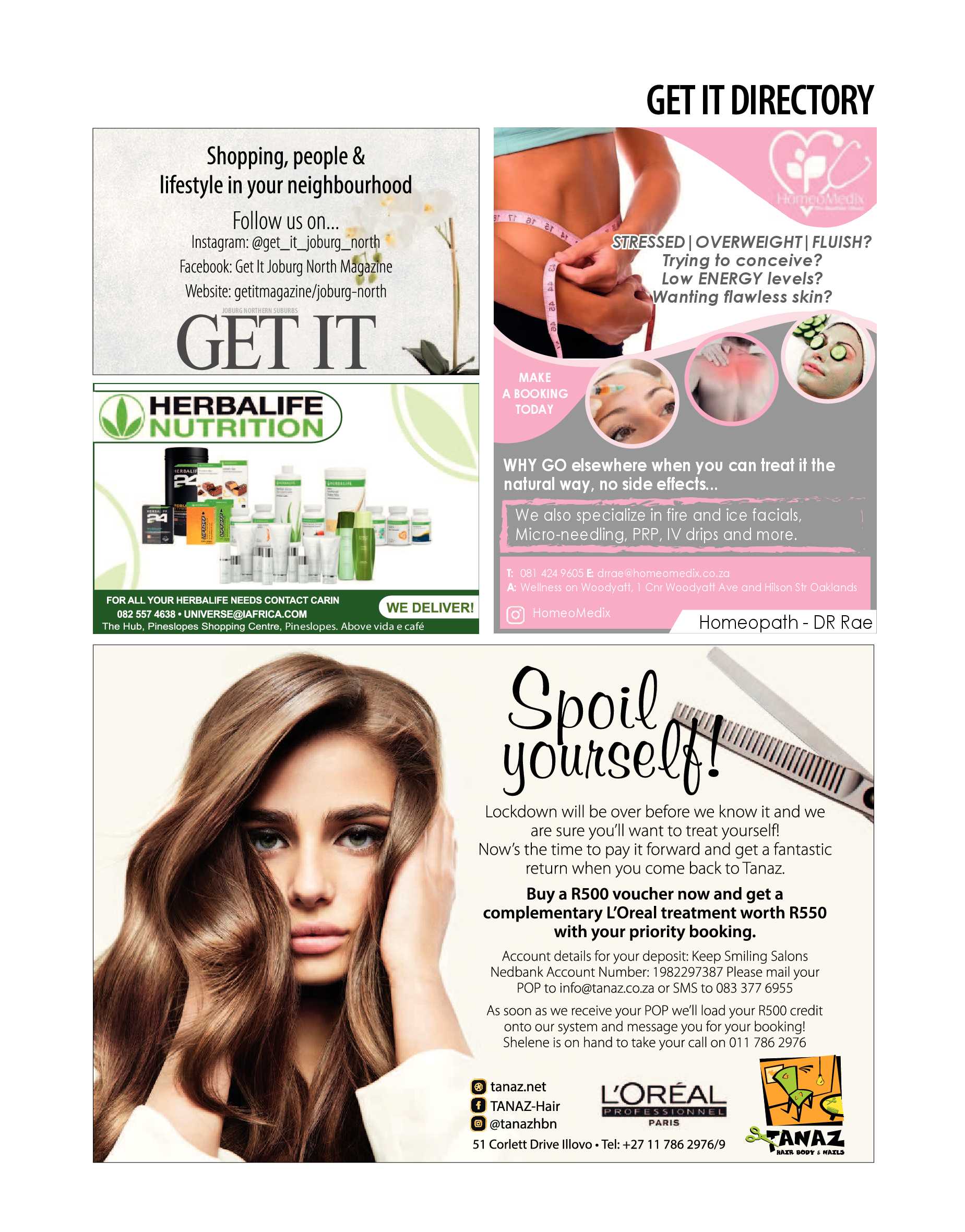 Get It Joburg North May 2020 page 37