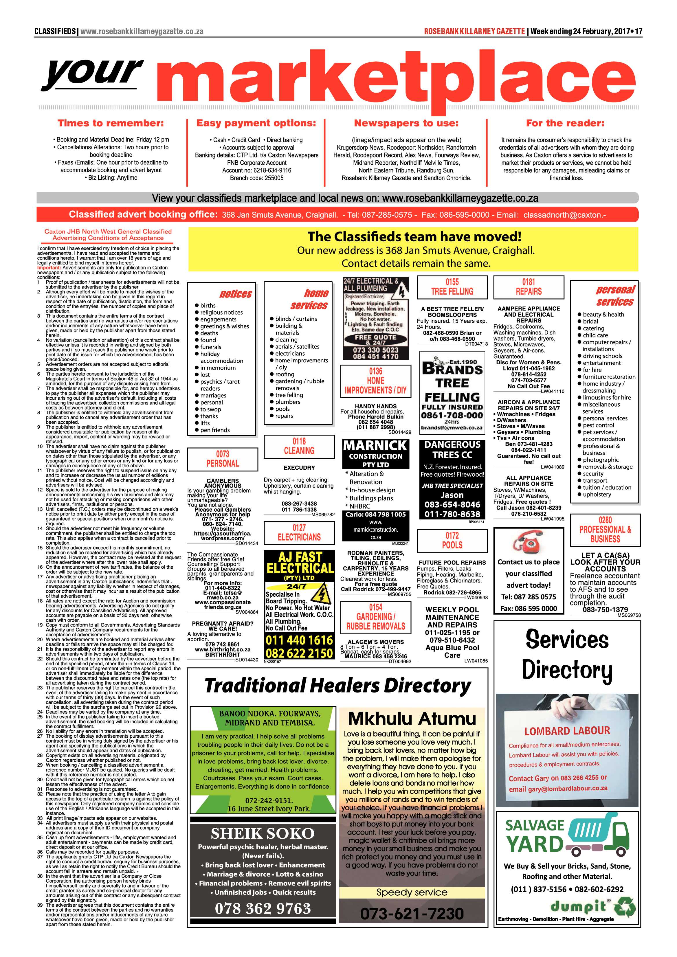 Rosebank Killarney Gazette 24 February 2017 page 17