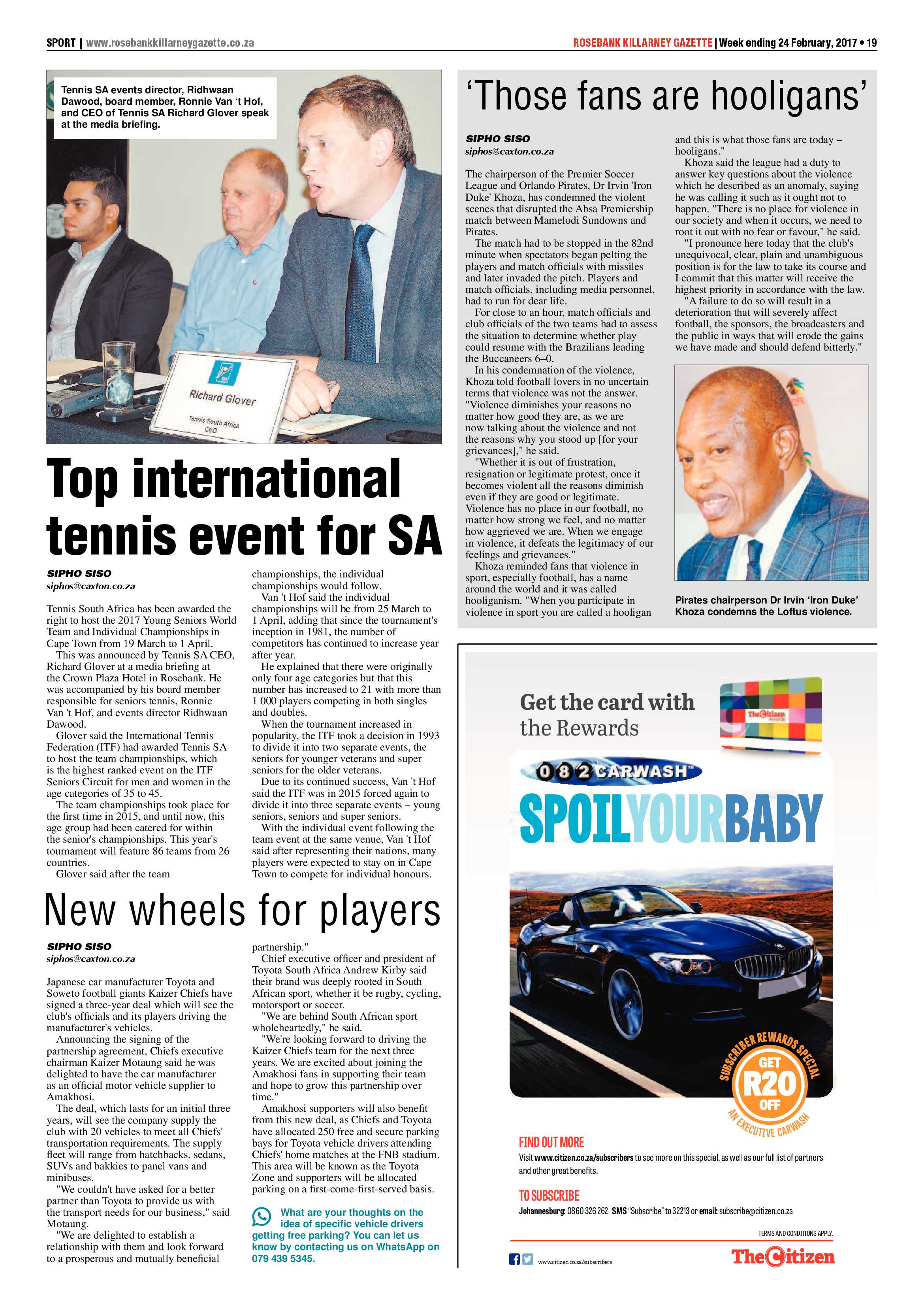 Rosebank Killarney Gazette 24 February 2017 page 19