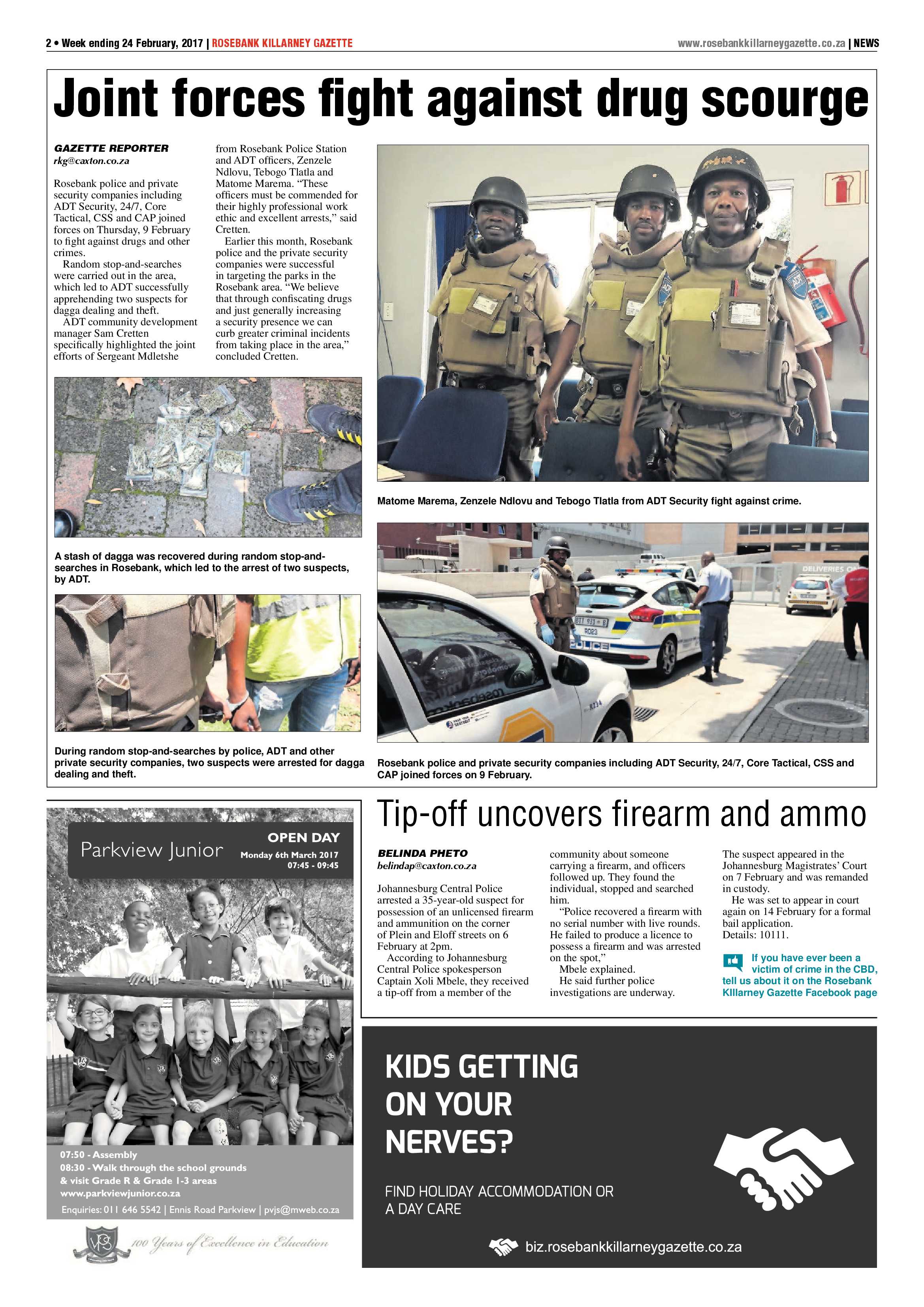 Rosebank Killarney Gazette 24 February 2017 page 2