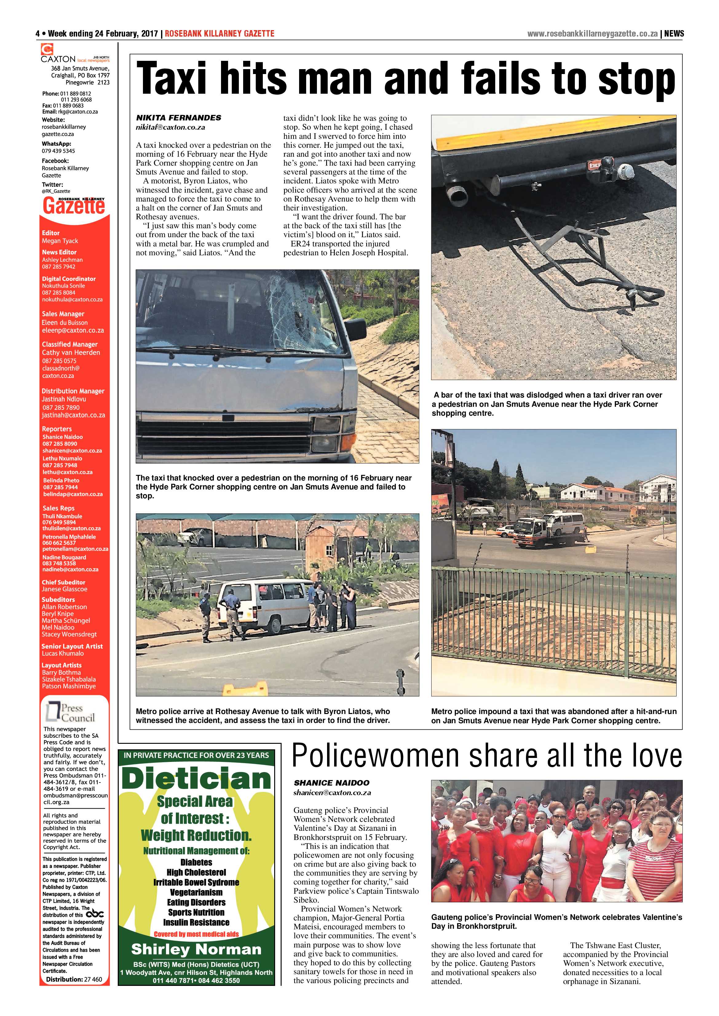 Rosebank Killarney Gazette 24 February 2017 page 4