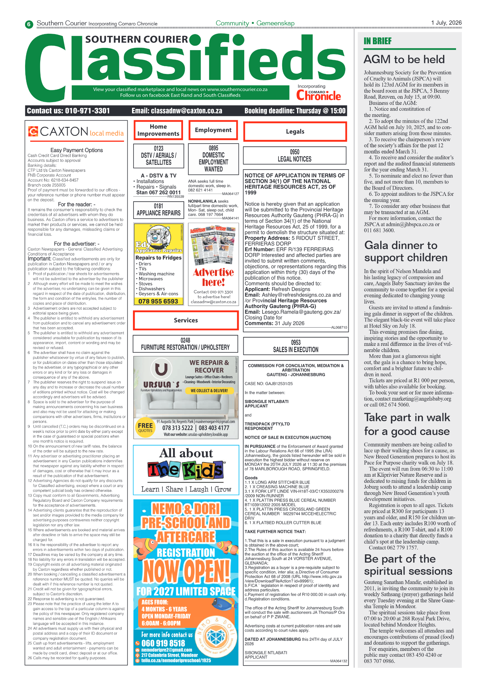 Southern Courier 1 July 2026 page 6