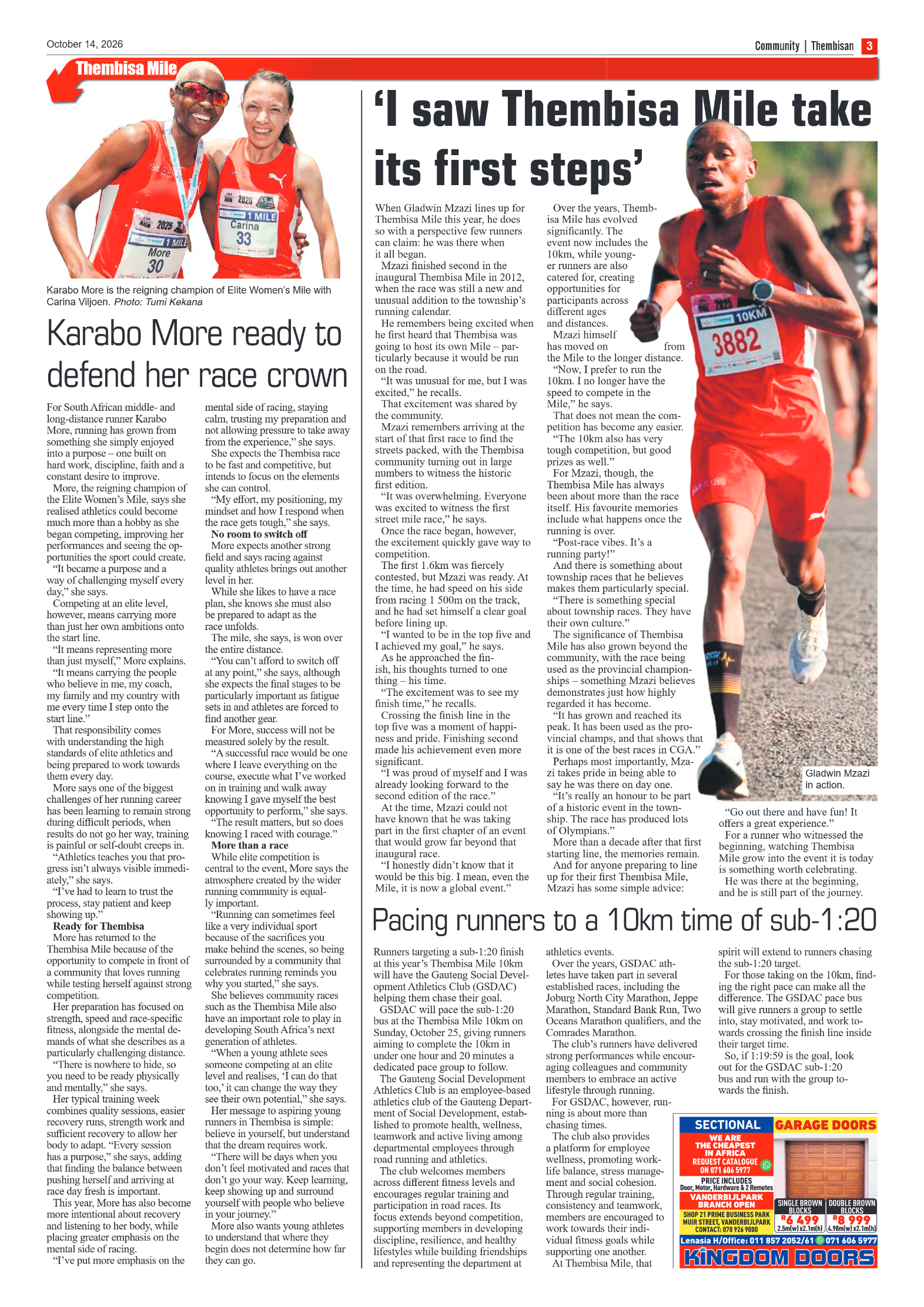 The Tembisan 14 October 2026 page 3